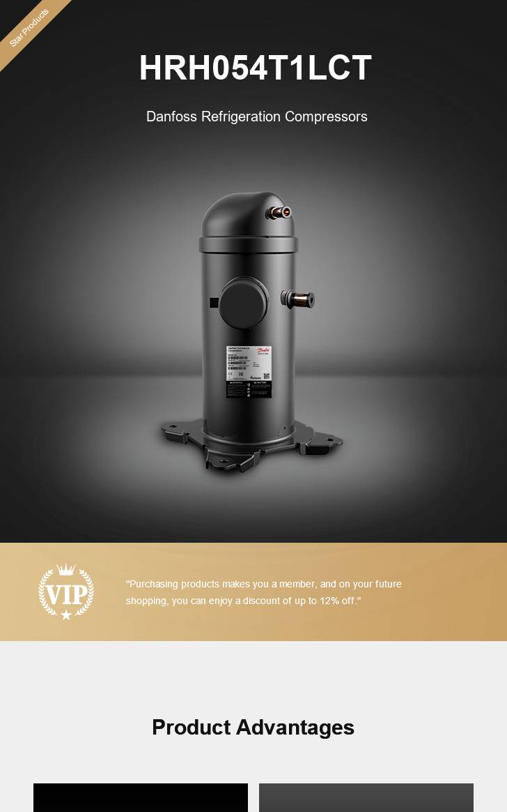 Danfoss Compressor HRH054T1LCT, technical parameters pdf, structure diagram